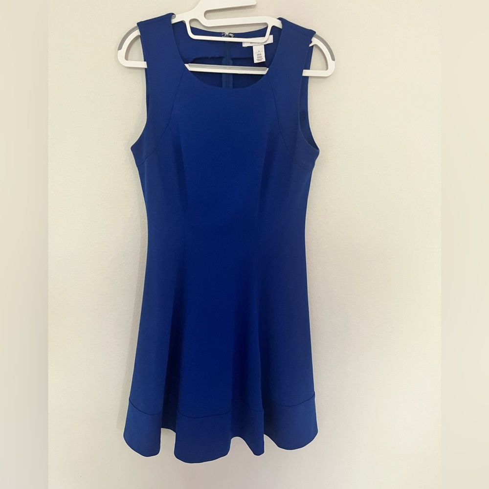 White House Black Market Royal Blue Fit and Flare Dress